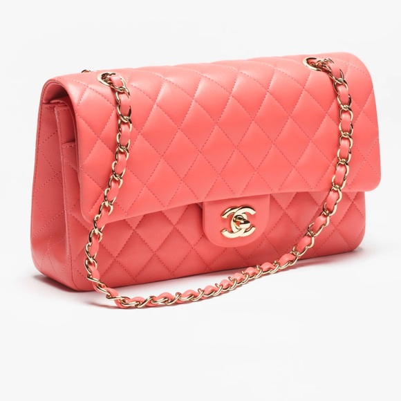 Chanel medium lamb skin classic flap bag - Picture 17 of 17